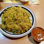 シンズキッチン - マトンクミン焼き飯&マトンカレー