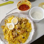 シンズキッチン - テイクアウトした「マトンビリヤニ」