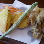 おゝ葉 - 野菜天小膳：野菜天ぷら