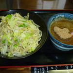 ラーメン金太郎 - 林神龍　金太郎　野菜盛りつけ麺　小盛り　750円