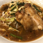 鷹の爪 - 極辛ラーメン
      プチ唐のせ
      野菜マシはしていません