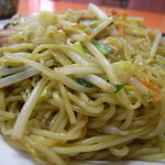 国立飯店 - 焼きそばのアップ