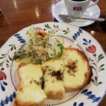 喫茶博物館 珈琲ポエム - チーズトースト