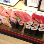 寿司あおい - まぐろづくし　2280円（別）