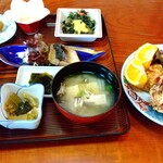 Yamachaya - から揚げ定食（税込900円）