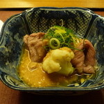 岩さき - 丹波牛のロース胡麻ポン酢