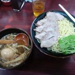 Rokumontei - チャーシューつけ麺（大盛り）　￥９５０　＋味玉