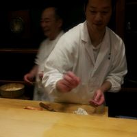 鮨処 つく田 - 2 初仕事。お弟子さん (息子さん) 【撮影許可済】