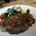 快食倶楽部　万年 - ポークソテー