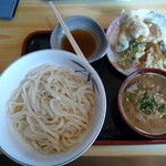 陣屋 - 鴨汁うどん＆野菜てんぷら