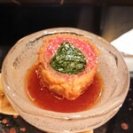 串揚げはやし - 春菊