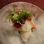 りょうりや 御旅屋 - 鱧焼霜