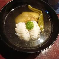 りょうりや 御旅屋 - 賀茂茄子と鱧 炊いたん