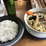 ペンティクトン - スープカレー（野菜）+チーズ