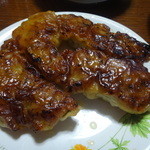 辻肉店 - 残った餃子は翌日チンして