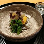 肉うち山 - 黒センマイとひゅうごの土佐酢ジュレ