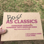 AS CLASSICS DINER - ベーシックバーガー。