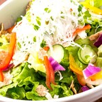 Japanese-style soy sauce salad with seven kinds of vegetables