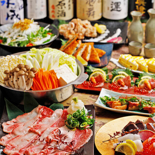 [Banquet for a large number of people] Banquet course where you can enjoy fish and sometimes meat