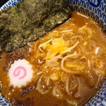 松戸富田麺絆 - 柏幻霜ポーク全部のせ濃厚つけめん 並(つけ汁)