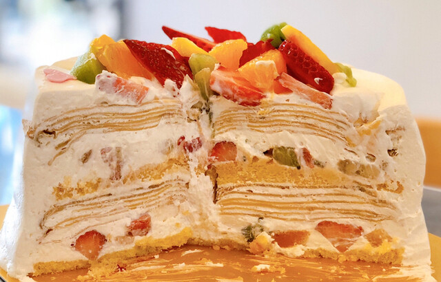 念願 ミルクレープのホールケーキ By ひらますり スィートスポット Sweetspot 北鯖江 ケーキ 食べログ 念願 ミルクレープのホールケーキ By ひらますり スィートスポット Sweetspot 北鯖江 ケーキ 食べログ