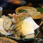 うずら家 - 天ざるそば