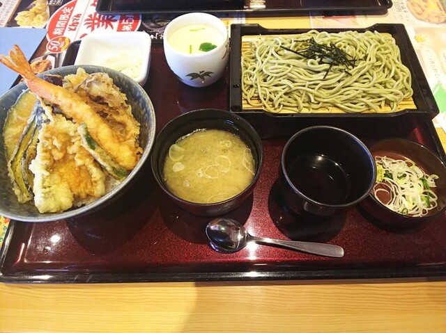 天丼 そばセットが美味しい By Masa 和食レストランとんでん ユーカリが丘 ユーカリが丘 ファミレス 食べログ