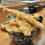 深川つり舟 - いろいろ天丼1,417円