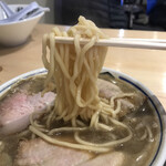 中華そば ひらこ屋 きぼし - 麺はこんな感じ