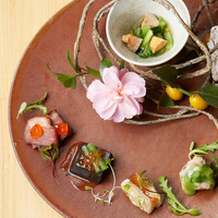 特別コース 先付・前菜・椀物・造里・焼物・蒸物・肉料理・御飯・水物　全９品