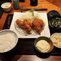 とんかつ まい泉 青山本店 - 牡蠣フライ膳　5個