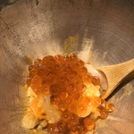 春夏秋冬ざこや - いくらON THEウニと白エビ