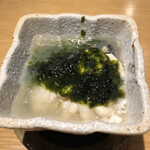 春夏秋冬ざこや - あおさON THE牡蠣と白子