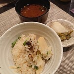 禅紫 - 竹の子土鍋ご飯