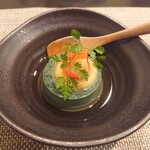 禅紫 - よもぎ豆腐