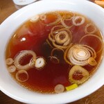 萬友亭 - チャーハン(スープ)