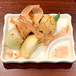 た藁や - 新たまねぎの藁焼き