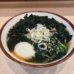 そばの神田 東一屋 - アサソバビンボー！　
      朝そば＋わかめ！　