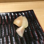 鮨旬美西川 - ざく切りガリ