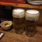 寅屋 - 生ビール
