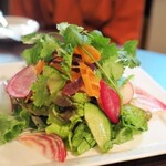 リュクスバーガーズ&サニーズテーブル - "三浦野菜のサラダ"