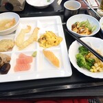 和倉温泉　金波荘　湯快リゾート - お刺身、お寿司、海老天ぷらとか