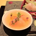 銀座 杉もと - 青森のメヌケと爽やかなジュレ