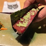 銀座 杉もと -  本鮪の手巻き寿司