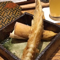 日本橋 蕎ノ字 - がぶりと筍