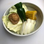 Yakiniku Nagayamatei - 焼野菜盛り合わせ