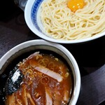 中華そば べんてん - つけ麺-生玉子増し