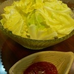 とりの蔵 - 生キャベツ