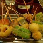 とりの蔵 - 串揚げ色々・・・