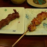 とりの蔵 - ぼんじりとカシラ